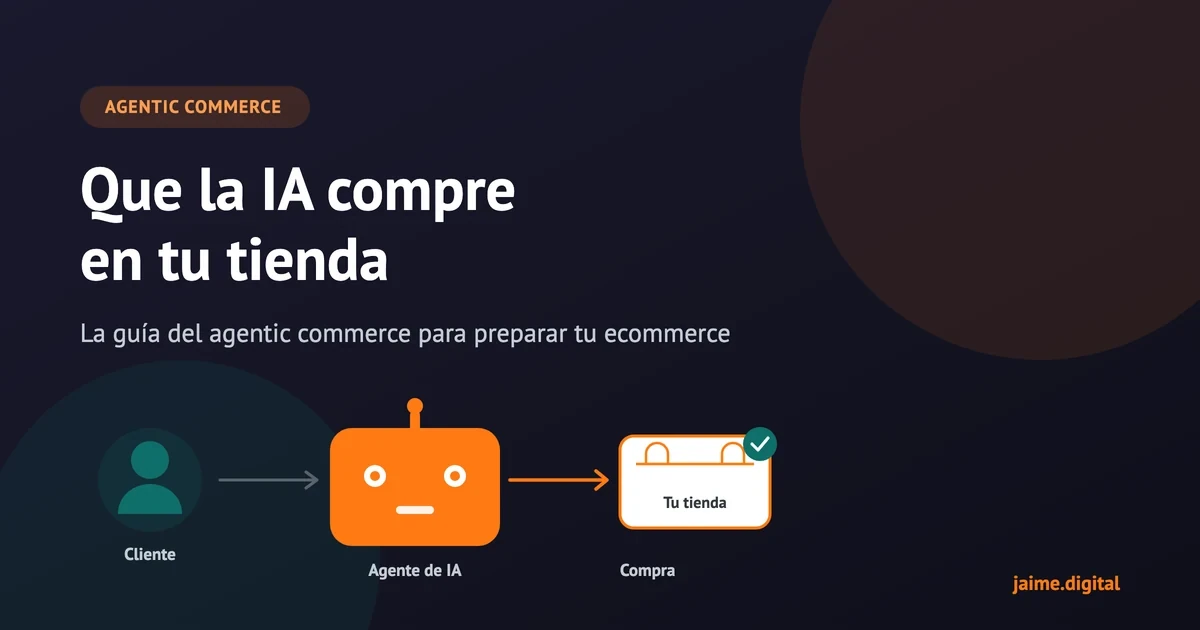 Agentic commerce: que la IA compre en tu tienda